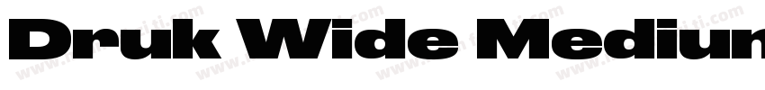 Druk Wide Medium Trial字体转换
